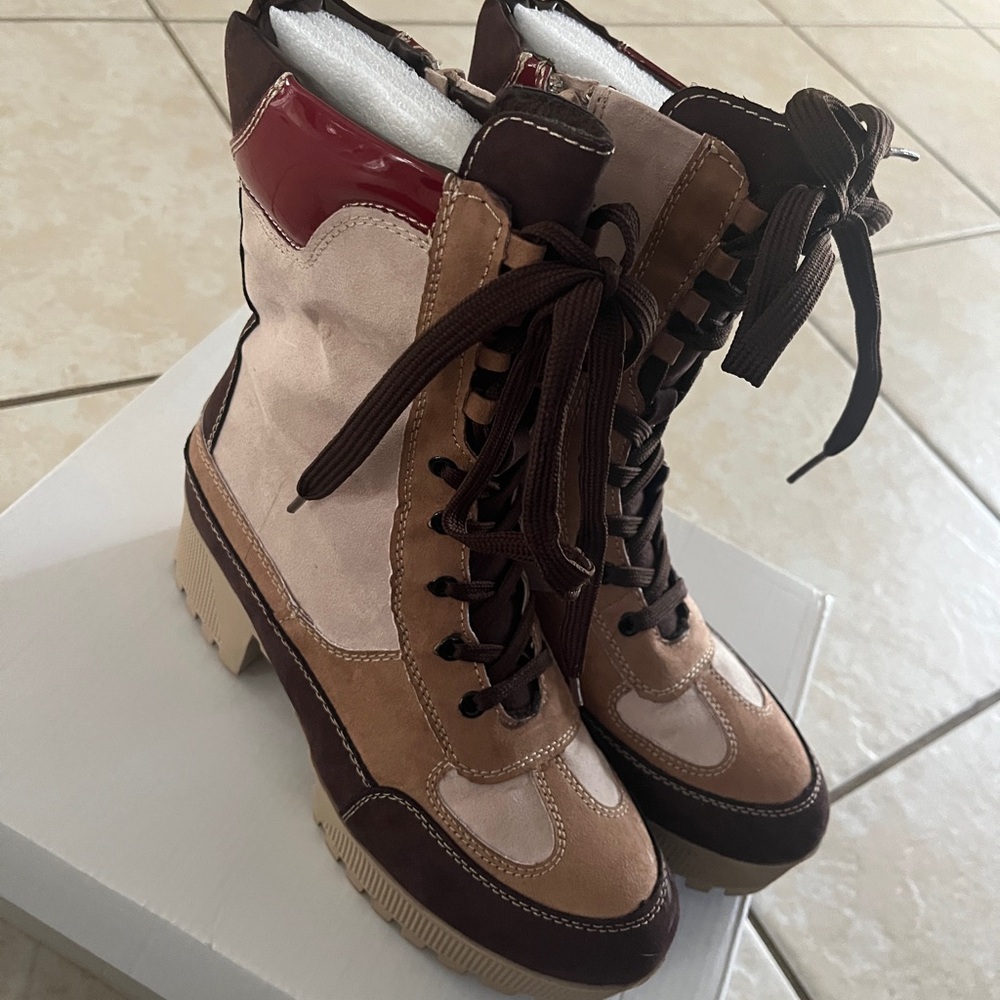 Color Block Booties - image 2